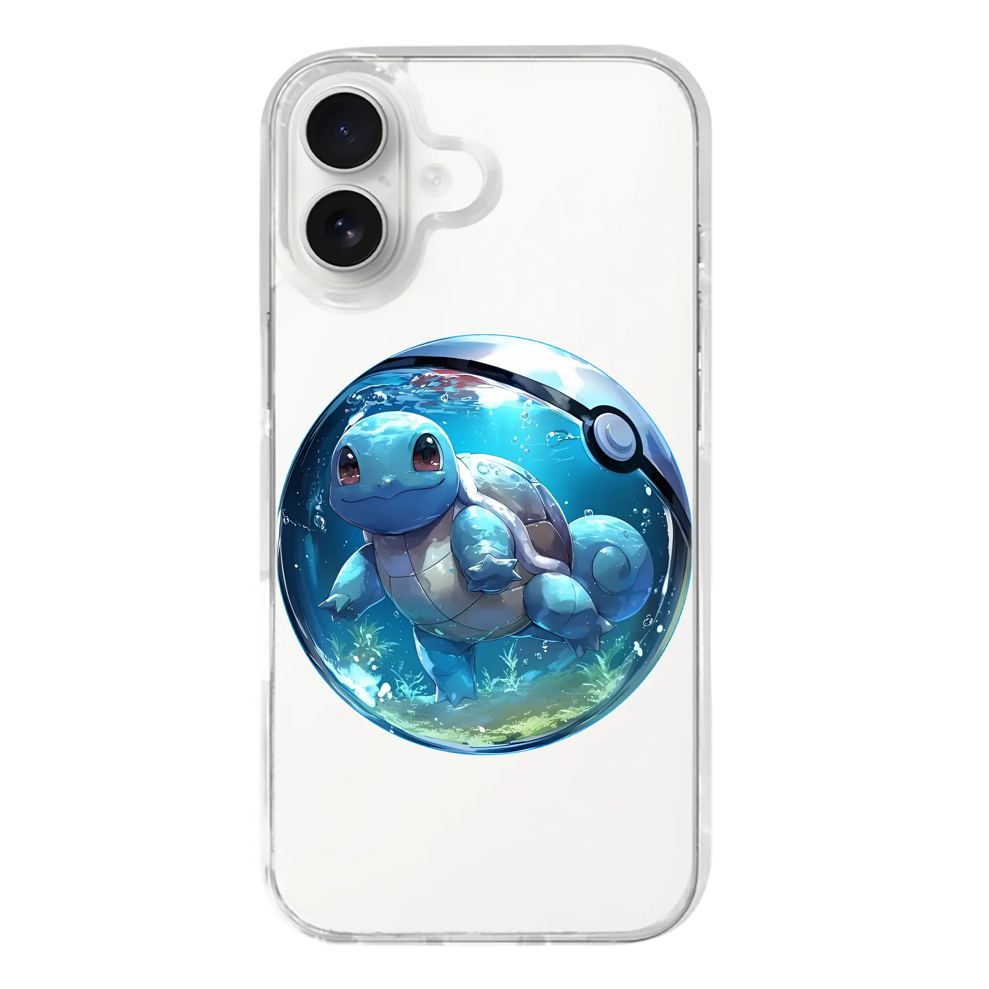 ポケモン グッズ,ゼニガメ - iPhone 17シリーズ 透明スマホケース – 薄型・耐衝撃・精密フィット保護カバー